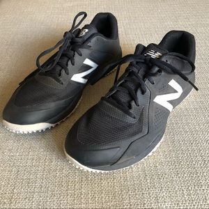 New Balance – Black/White Baseball Turf Shoes (T4040BK4) men’s size 11.5